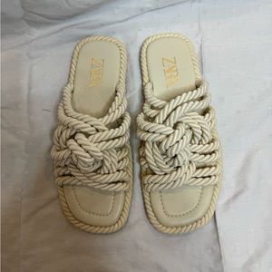 Zara Rope Sandals Size 39 BRAND NEW